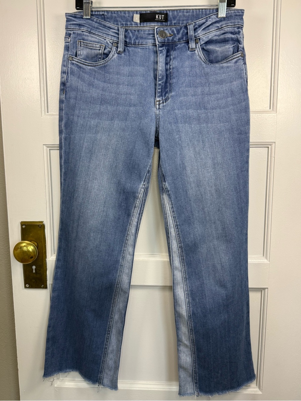 Kut from the Kloth Kelsey Ankle Denim with Inset